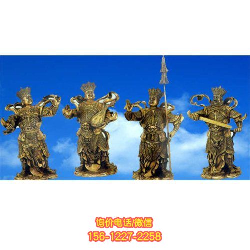 鑄銅雕塑，裝點園林寺廟