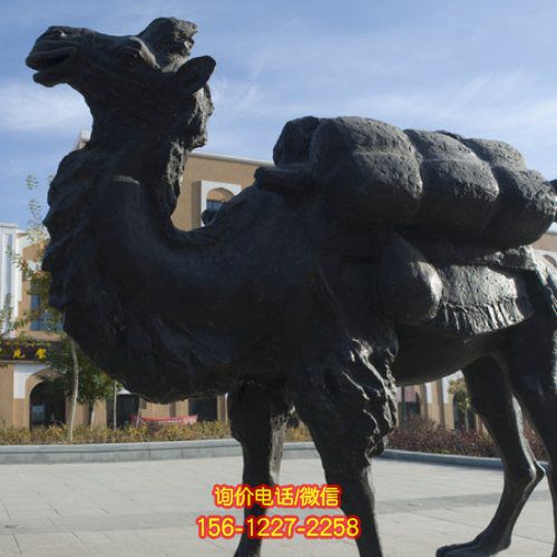 精美駱駝雕塑，點(diǎn)綴廣場(chǎng)，帶來(lái)濃濃情懷